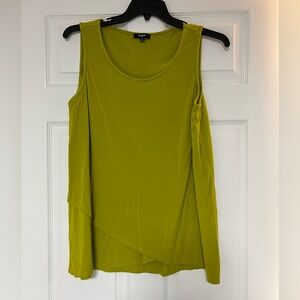 Premise Lime Green Asymmetrical Tank Top